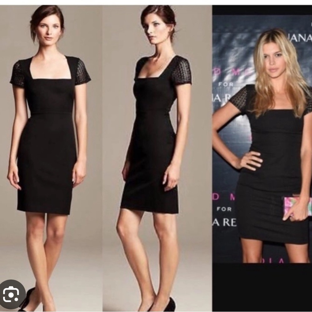 Banana Republic Roland Mouret Black Dress